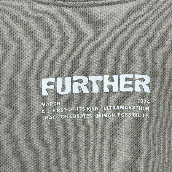 Lululemon Sweatshirt Size L Very Rare "Further" Women's Marathon Pullover Gray - Picture 2 of 12